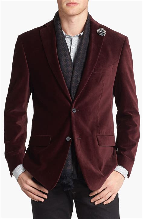 michael kors velvet blazer mens